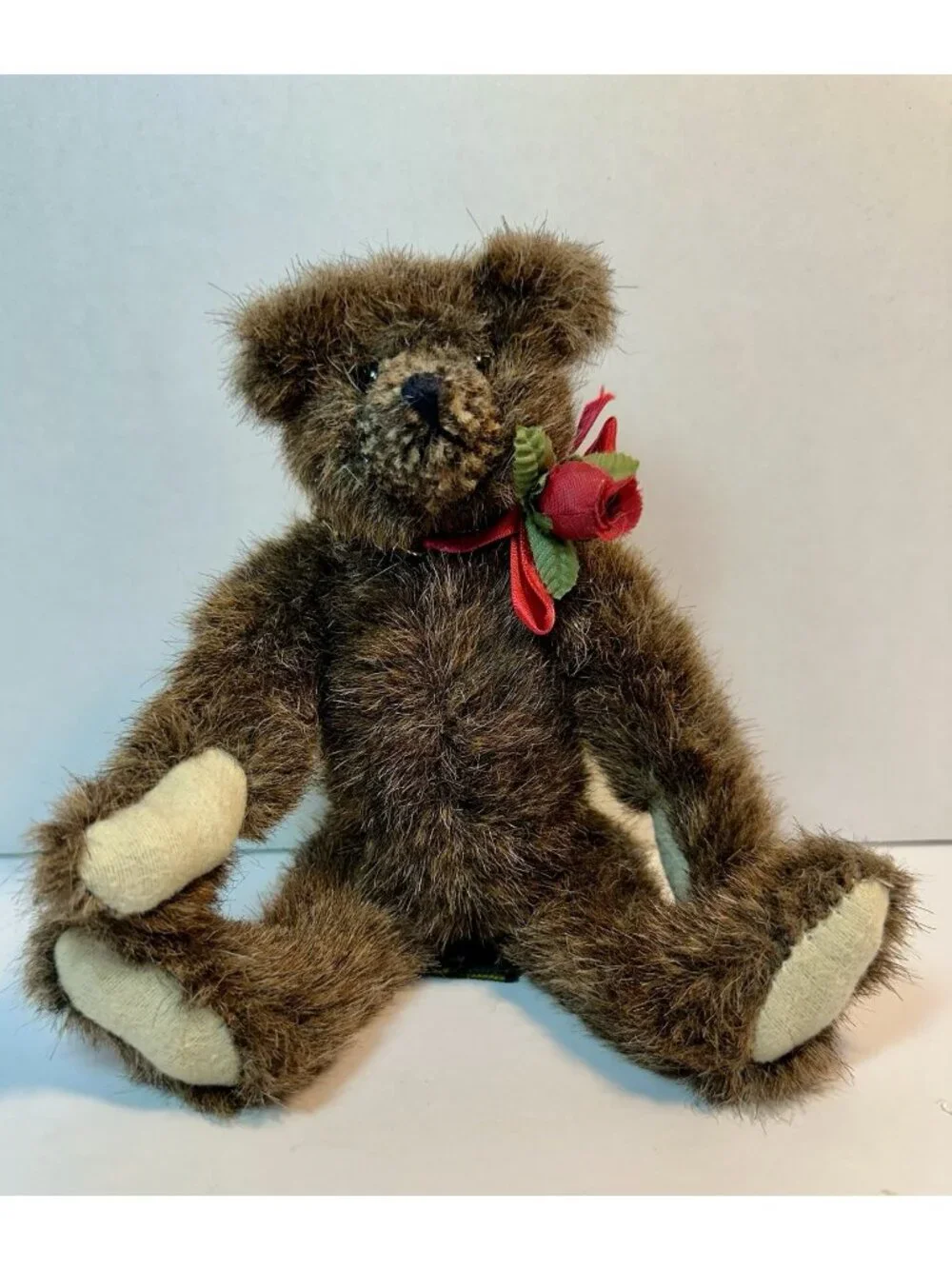 Mary Meyer Green Mountain Bears Plush Mansfield Jointed 1993 Teddy Bear 9”